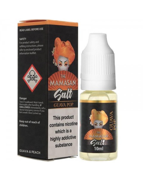 GUAVA POP NICOTINE SALT E-LIQUID BY THE MAMASAN SALT