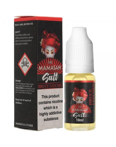 BRUCE LEECHEE NICOTINE SALT E-LIQUID BY THE MAMASAN SALT