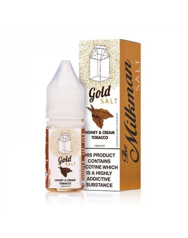 GOLD NICOTINE SALT E-LIQUID BY THE MILKMAN SALT