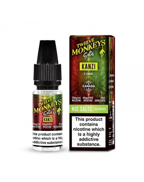 KANZI NICOTINE SALT E-LIQUID BY TWELVE MONKEYS SALTS