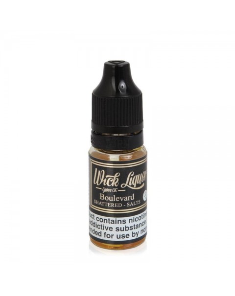 BOULEVARD SHATTERED NICOTINE SALT E-LIQUID BY WICK LIQUOR