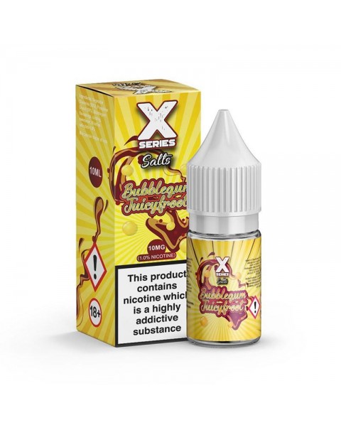 BUBBLEGUM JUICYFROOT NICOTINE SALT E-LIQUID BY X SERIES SALTS