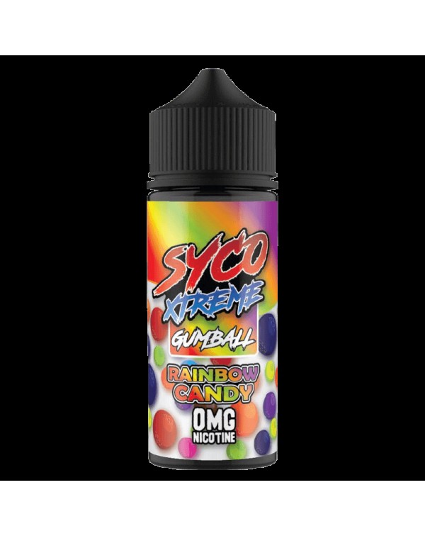 RAINBOW CANDY E LIQUID BY SYCO XTREME GUMBALL 100M...