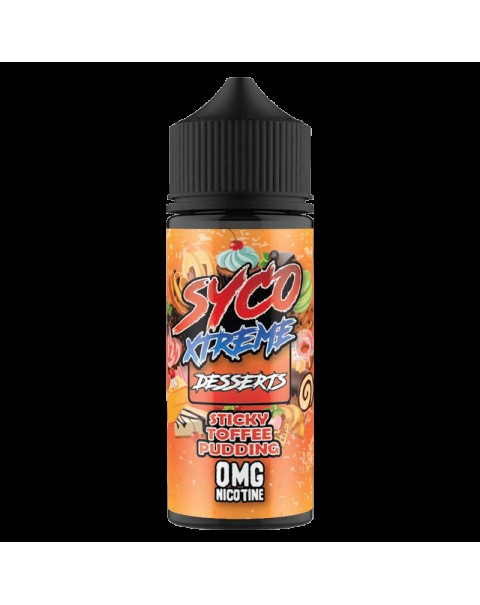 STICKY TOFFEE PUDDING E LIQUID BY SYCO XTREME DESSERTS 100ML 80VG