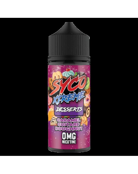 CARAMEL CUSTARD DOUGHNUT E LIQUID BY SYCO XTREME DESSERTS 100ML 80VG