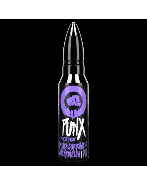 BLACKCURRANT & WATERMELON E LIQUID BY PUNX BY RIOT SQUAD 50ML 70VG