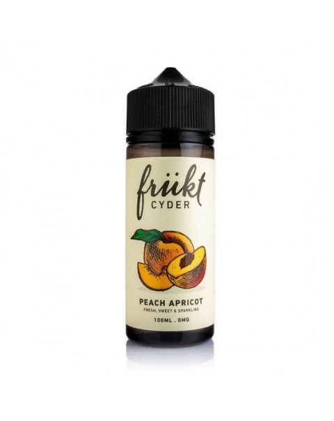 PEACH APRICOT E LIQUID BY FRUKT CYDER 100ML 70VG