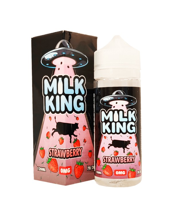 STRAWBERRY E LIQUID BY MILK KING 100ML 70VG