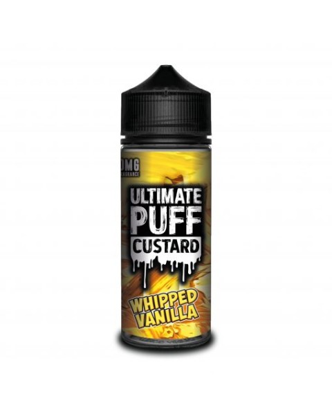 WHIPPED VANILLA CRUSH E LIQUID BY ULTIMATE PUFF CUSTARD 100ML 70VG