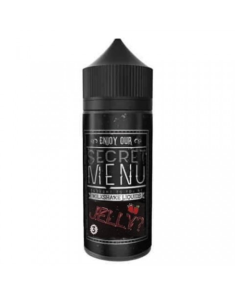 JELLY? MIXED BERRIES E LIQUID BY SECRET MENU MILKSHAKE LIQUIDS - BLACK MARKET 80ML 70VG