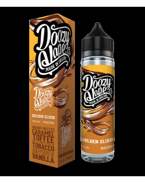 GOLDEN ELIXIR E LIQUID BY DOOZY VAPE CO 50ML 70VG