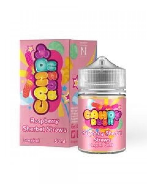 RASPBERRY SHERBET E LIQUID BY CANDY RUSH 50ML 80VG