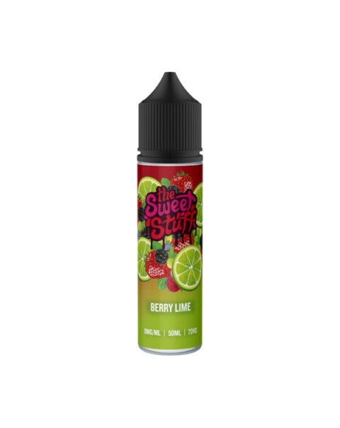 BERRY LIME E LIQUID BY THE SWEET STUFF 50ML 70VG