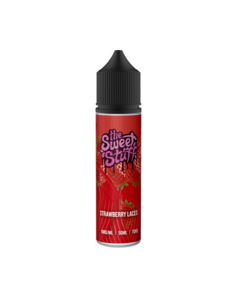 STRAWBERRY LACES E LIQUID BY THE SWEET STUFF 50ML 70VG