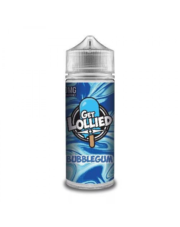 BUBBLEGUM E LIQUID BY GET LOLLIED 100ML 70VG