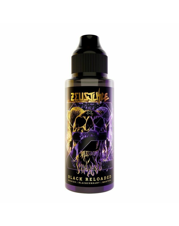 BLACK RELOADED E LIQUID BY ZEUS JUICE 100ML 70VG