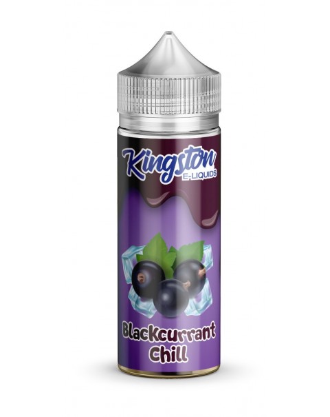 BLACKCURRANT CHILL E LIQUID KINGSTON MENTHOL 100ML 70VG