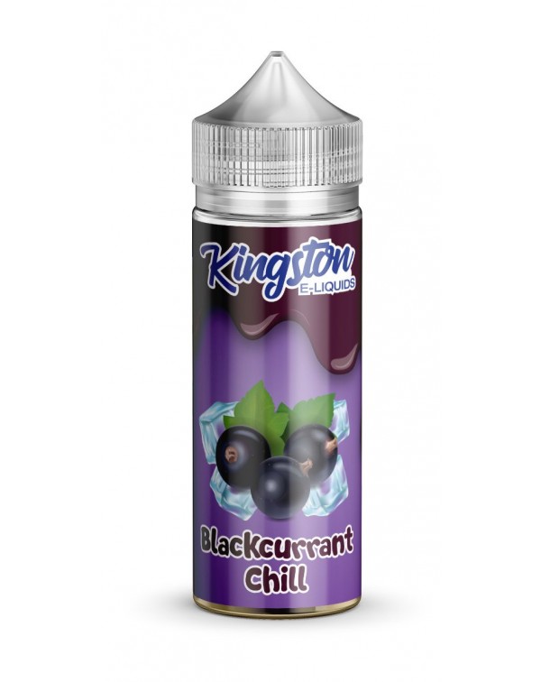 BLACKCURRANT CHILL E LIQUID KINGSTON MENTHOL 100ML...