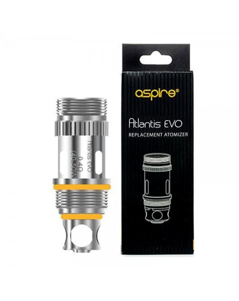 ASPIRE ATLANTIS EVO VAPE ATOMIZER REPLACEMENT COIL HEADS