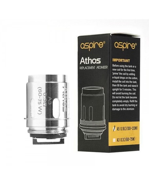 ASPIRE ATHOS VAPE REPLACEMENT ATOMIZER COIL HEADS