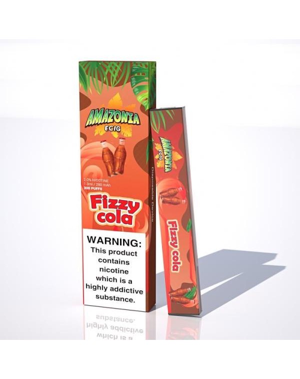 FIZZY COLA BY AMAZONIA 20MG - 300 PUFFS DISPOSABLE...