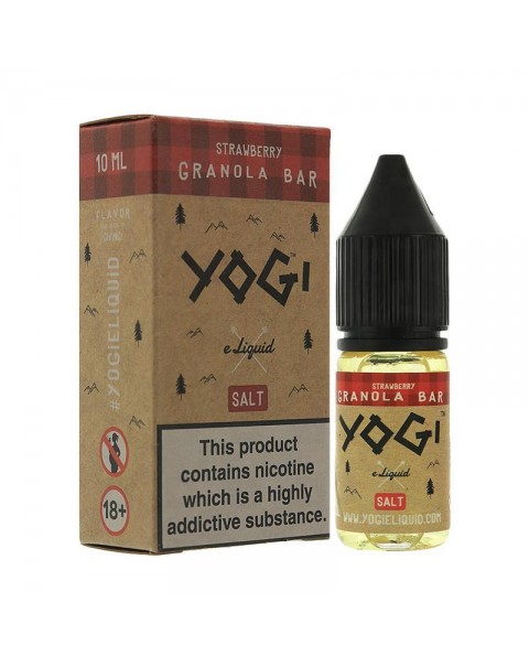 STRAWBERRY NICOTINE SALT E-LIQUID BY YOGI E-LIQUIDS