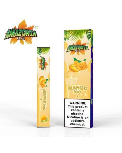 MANGO ICE BY AMAZONIA 20MG - 300 PUFFS DISPOSABLE POD