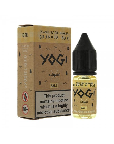 PEANUT BUTTER BANANA NICOTINE SALT E-LIQUID BY YOGI E-LIQUIDS