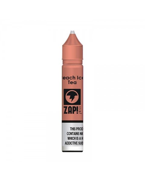 PEACH ICE TEA NICOTINE SALT E-LIQUID BY ZAP!