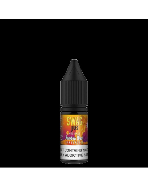 RAINBOW BLAST VAPORLESS NICOTINE SALT E-LIQUID BY SWAG JUS NICSALT