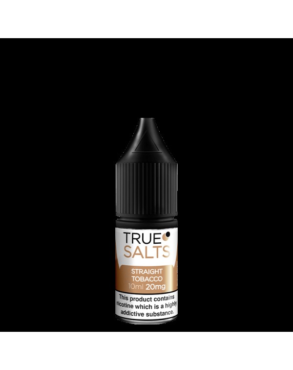 STRAIGHT TOBACCO NICOTINE SALT E-LIQUID BY TRUE SA...