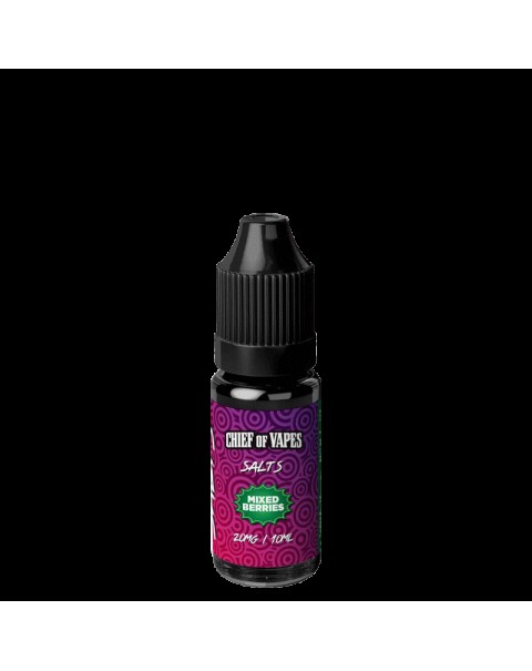 MIXED BERRY NICOTINE SALT E-LIQUID BY CHIEF OF VAPE SALTS