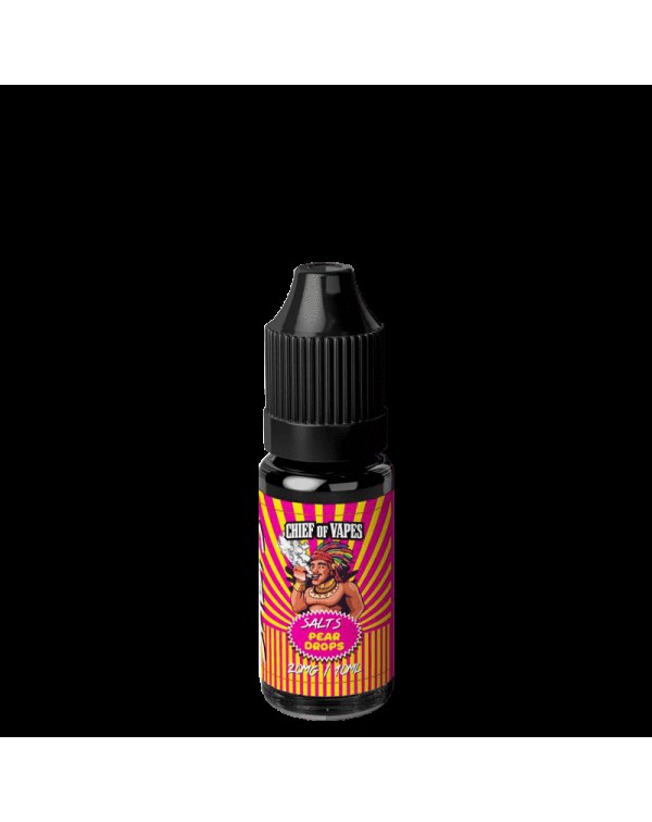 PEAR DROPS NICOTINE SALT E-LIQUID BY CHIEF OF VAPE...