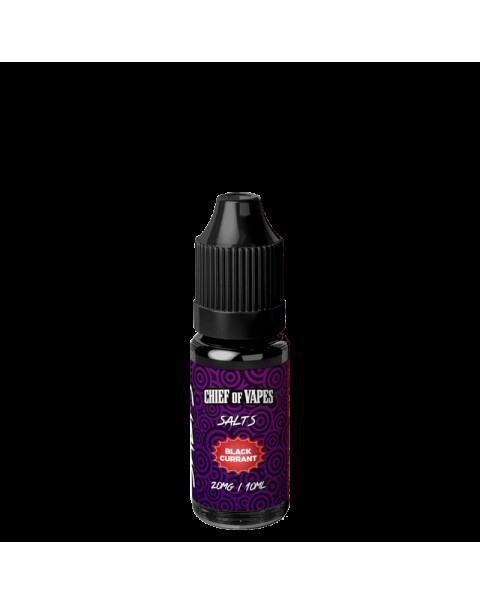 BLACK CURRANT NICOTINE SALT E-LIQUID BY CHIEF OF VAPE SALTS