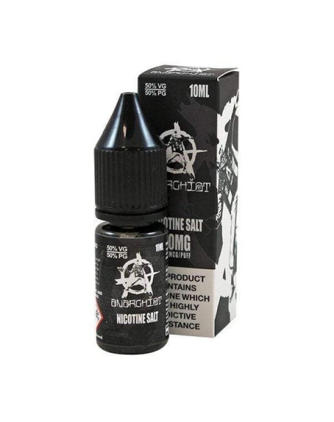 BLACK NICOTINE SALT E-LIQUID BY ANARCHIST