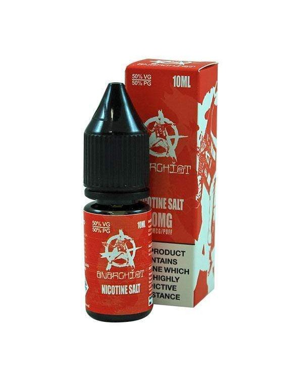 RED NICOTINE SALT E-LIQUID BY ANARCHIST