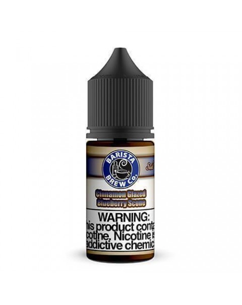 CINNAMON GLAZED BLUEBERRY SCONE NICOTINE SALT E-LIQUID BY BARISTA BREW CO.