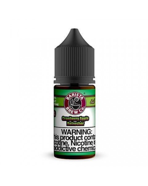 CRANBERRY APPLE REFRESHER NICOTINE SALT E-LIQUID BY BARISTA BREW CO.