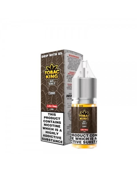 CUBAN NICOTINE SALT E-LIQUID BY TOBAC KING ON SALT