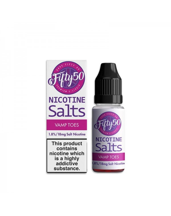 VAMP TOES NICOTINE SALT E-LIQUID BY FIFTY50 SALTS