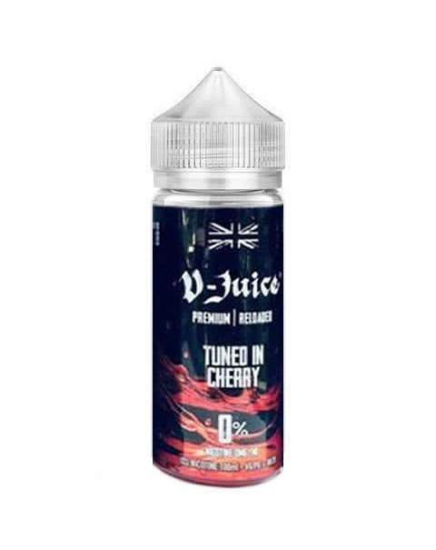 TUNED IN CHERRY E LIQUID BY V JUICE 100ML 80VG