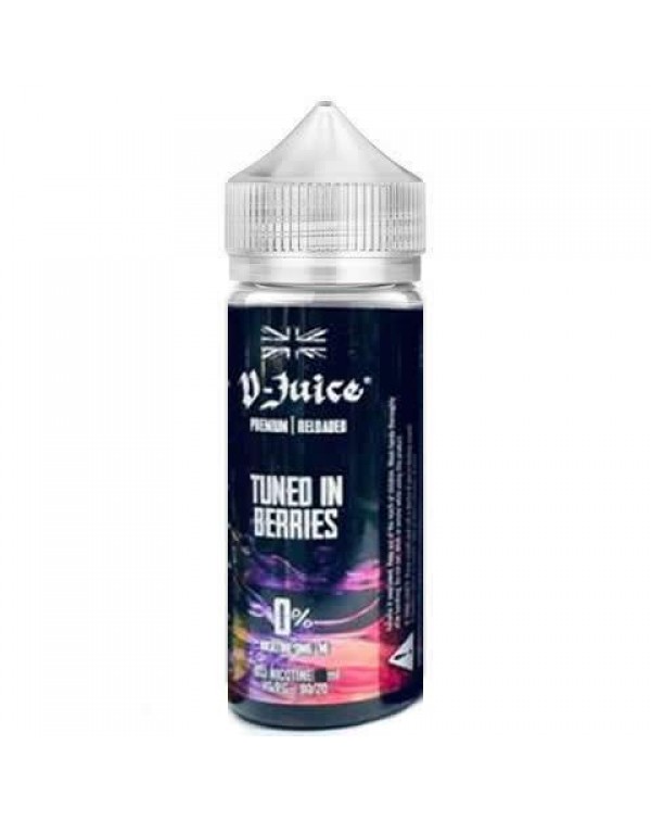 TUNED IN BERRIES E LIQUID BY V JUICE 100ML 80VG