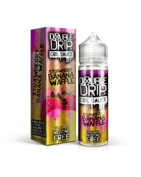 STRAWBERRY BANANA WAFFLE E LIQUID BY DOUBLE DRIP 50ML 80VG