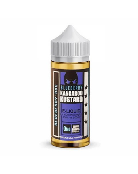 BLUEBERRY ROO KANGAROO KUSTARD E LIQUID BY CLOUD THIEVES 100ML 80VG