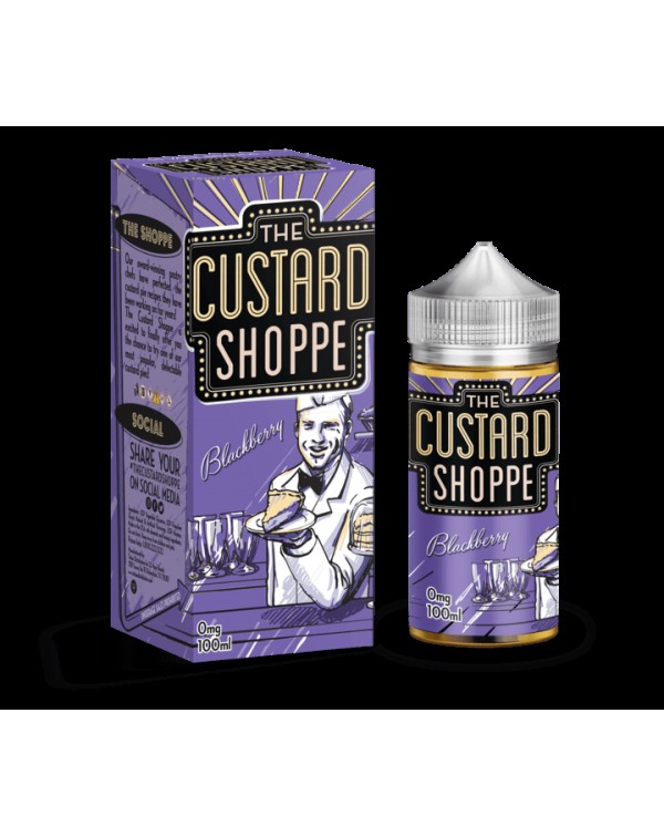 BLACKBERRY E LIQUID BY THE CUSTARD SHOPPE 100ML 75...