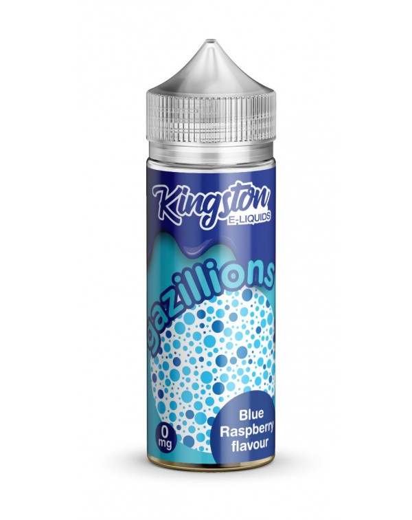 BLUE RASPBERRY E LIQUID KINGSTON GAZZILIONS 100ML ...