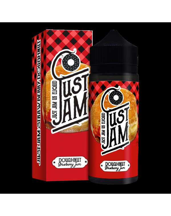 STRAWBERRY DOUGHNUT E LIQUID BY JUST JAM 100ML 80V...