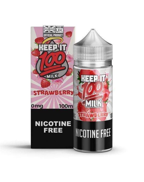 STRAWBERRY MILK E LIQUID BY KEEP IT 100 100ML 70VG