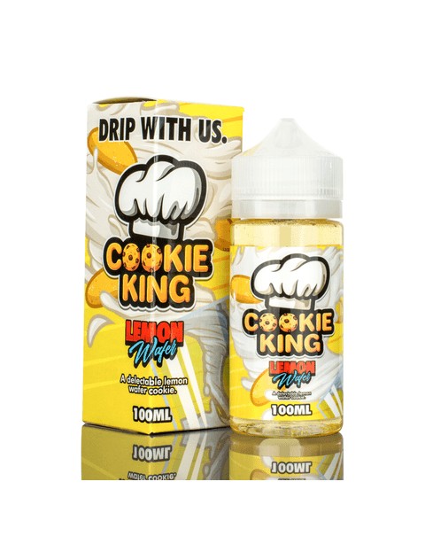 LEMON WAFER E LIQUID BY COOKIE KING 100ML 70VG