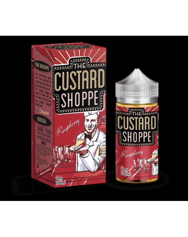 RASPBERRY E LIQUID BY THE CUSTARD SHOPPE 100ML 75V...